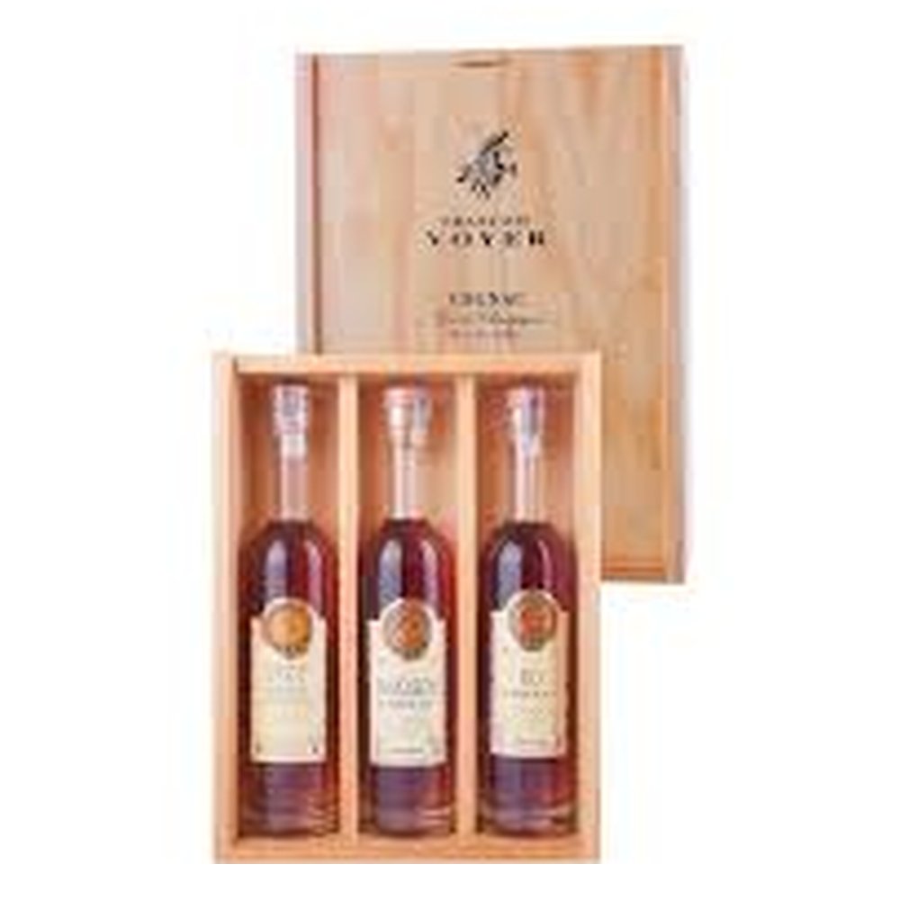Koniak Zestaw Voyer Vsop+Napoleon+xo 40% 3 x 200 ml Skrzynka