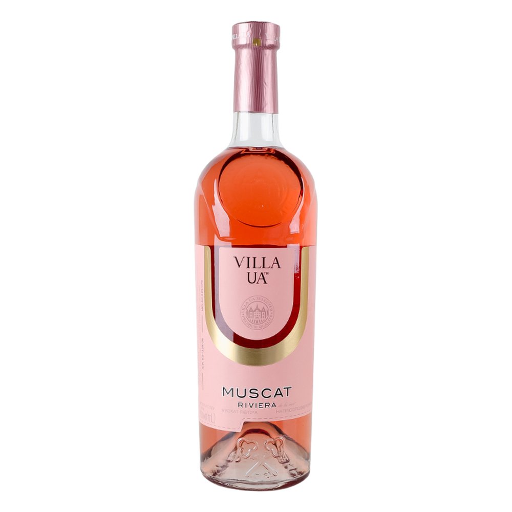 Wino Villa UA Muscat Riviera Rose 11,5% różowe półsłodkie 750 ml