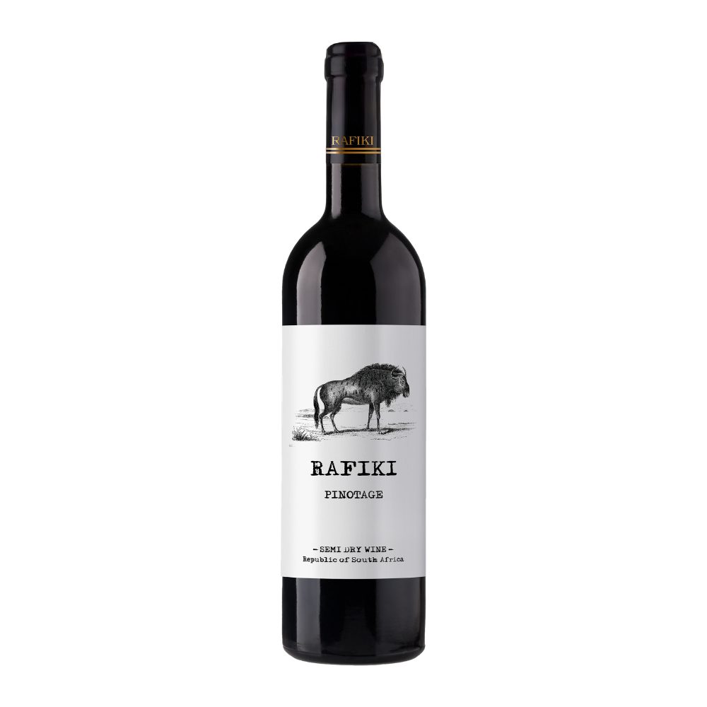 Wino Rafiki Pinotage 12,5% czerwone półwytrawne 750 ml