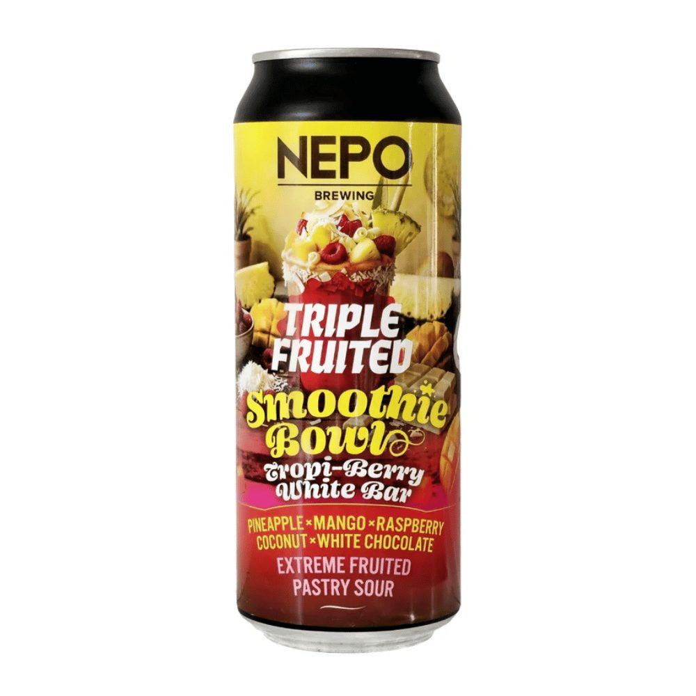 Piwo Nepomucen Smoothie Bowl Tropi-Berry White Bar Fruited Pasty Sour 500 ml puszka DRS
