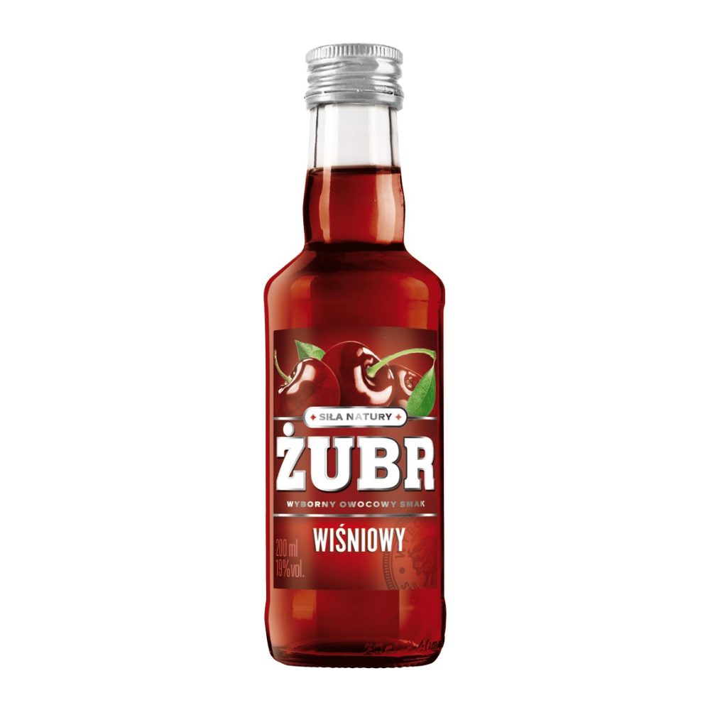 Żubr Wiśniowy 19% 200 ml
