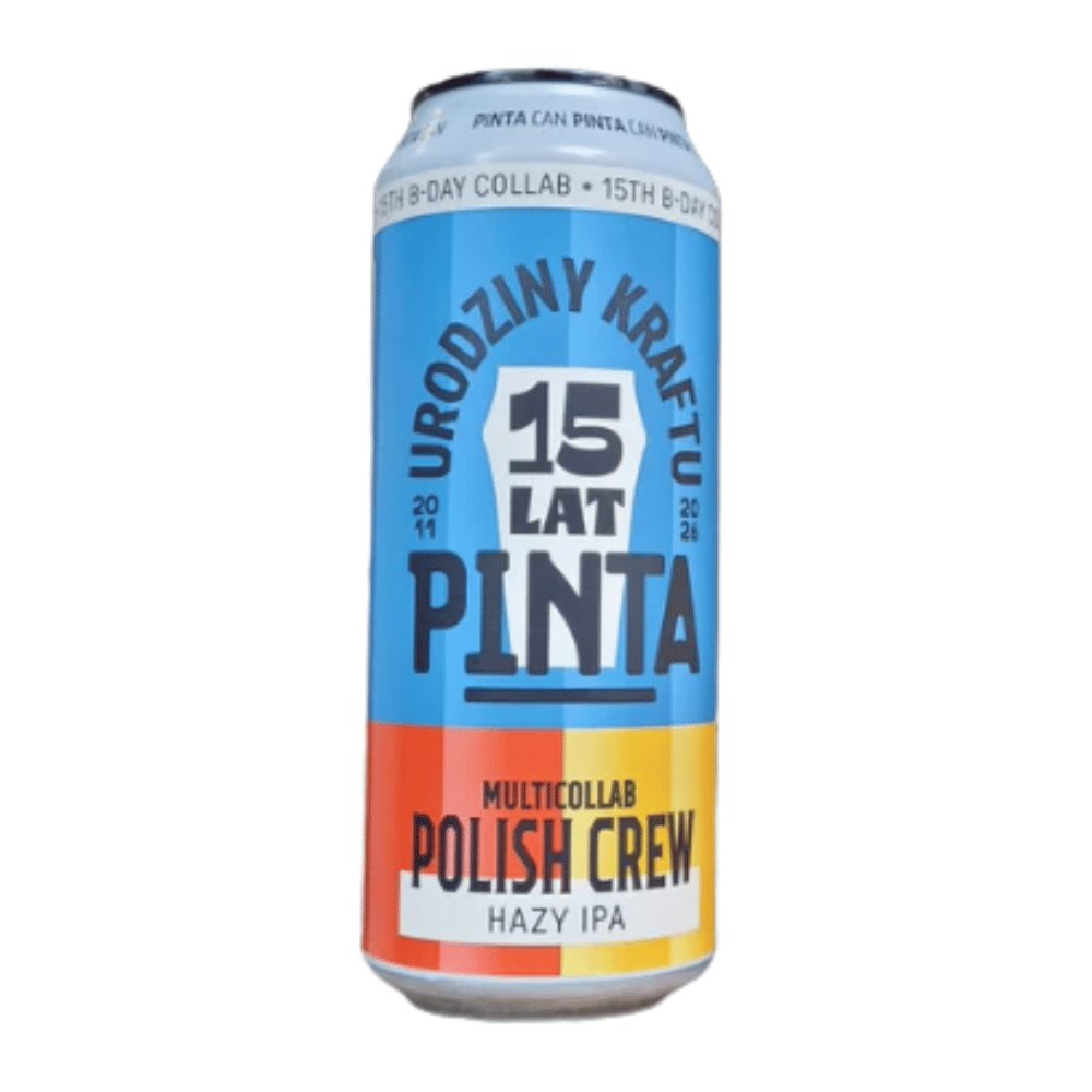 Piwo Pinta Polish Crew Hazy IPA 6,5% 500 ml puszka DRS