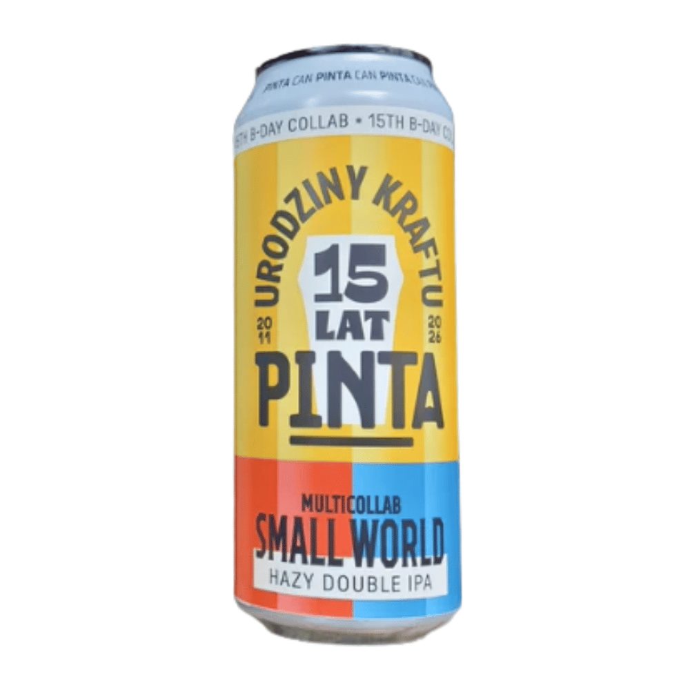 Piwo Pinta Small World Hazy Double IPA 8% 500 ml puszka DRS