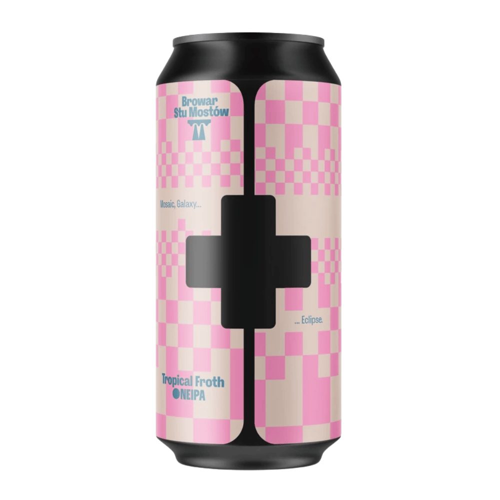 Piwo Browar Stu Mostów Tropical Froth NEIPA 6,2% 440 ml puszka