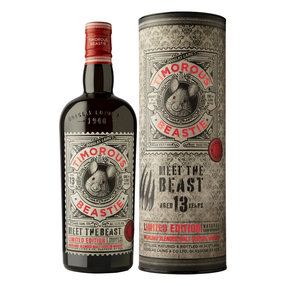 Whisky Timorous Beastie Meet The Beast 13YO 52,5% 700 ml Tuba