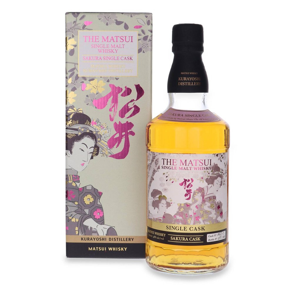 Whisky Matsui The Sakura Single Cask Malt 48% 700 ml Kartonik