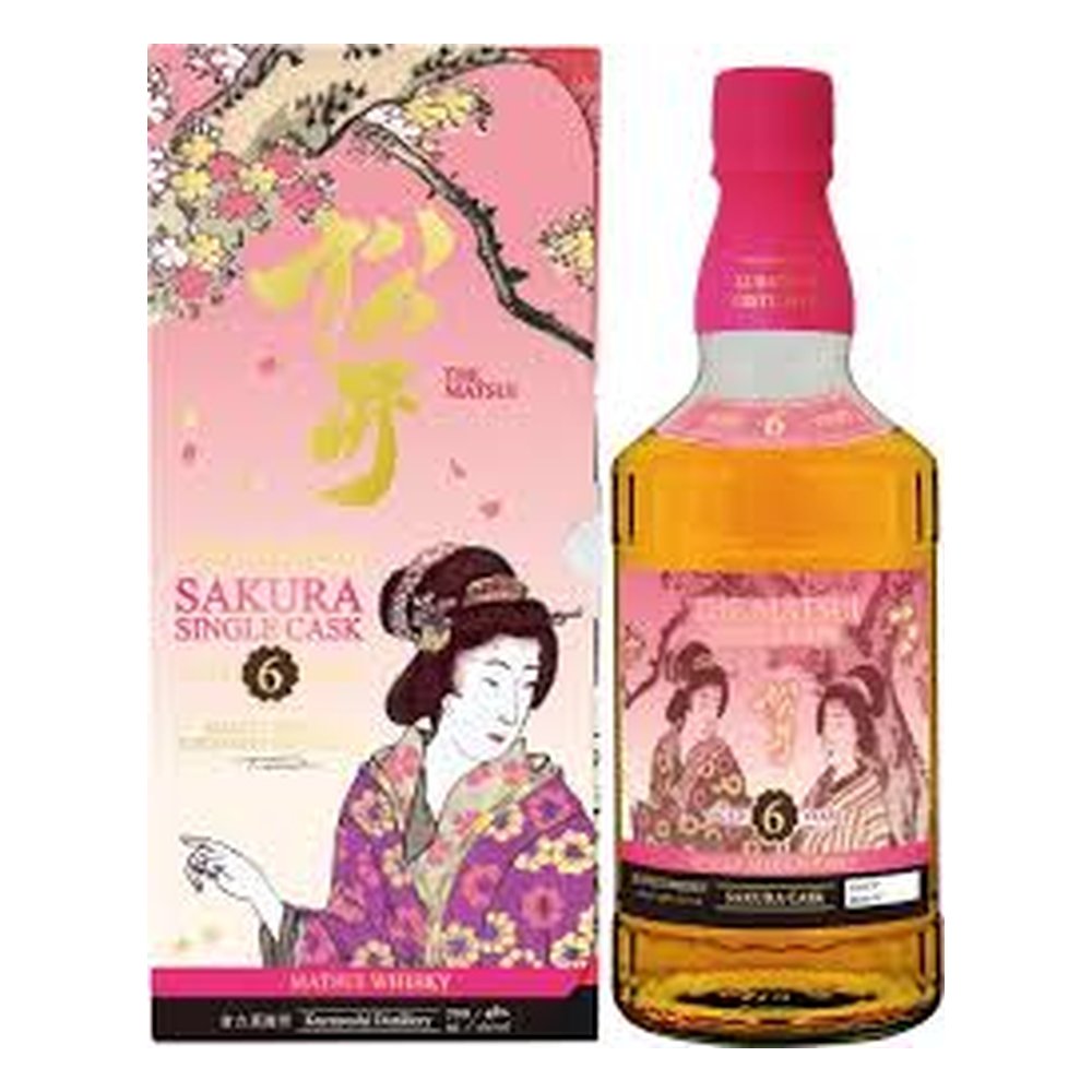 Whisky Matsui The Sakura Single Cask 6 Yo Malt 48% 700 ml Kartonik