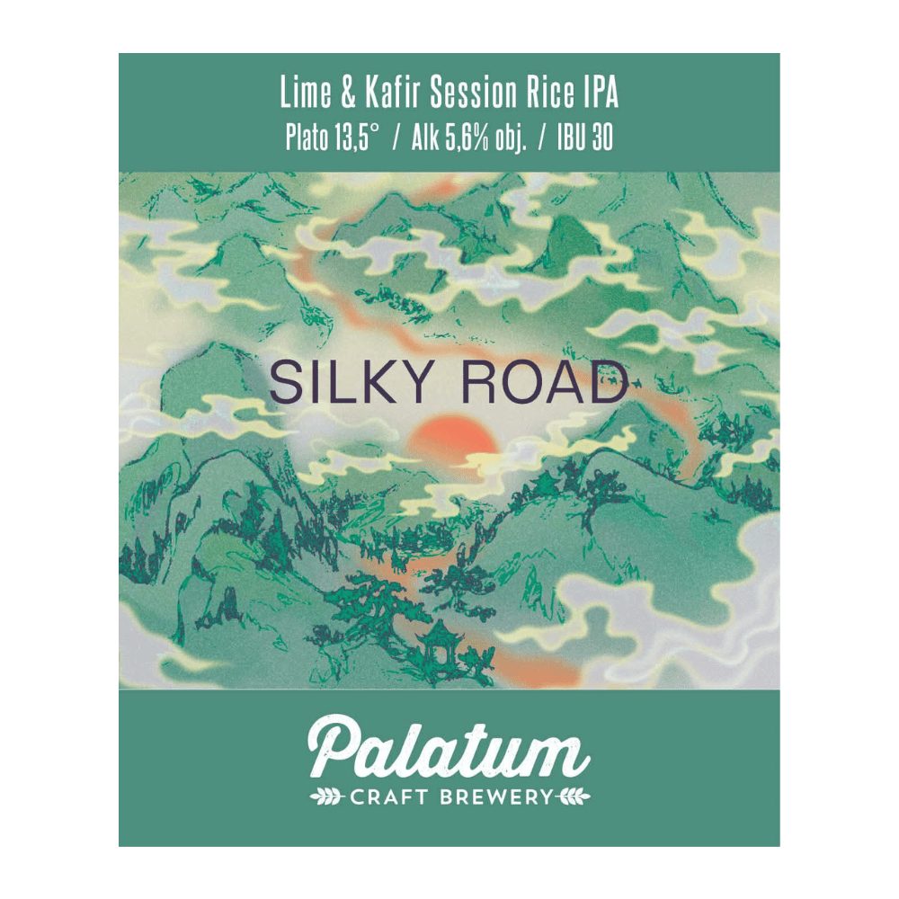Piwo Browar Moczybroda x Palatum Silky Road ﻿Lime & Kafir Session Rice IPA 5,6% 30 l Petainer