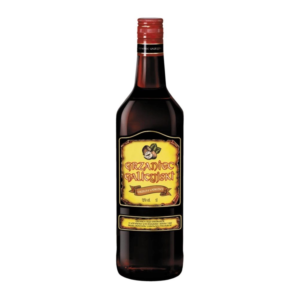 Wino Grzaniec Galicyjski Orzech Laskowy czerwone słodkie 1000 ml
