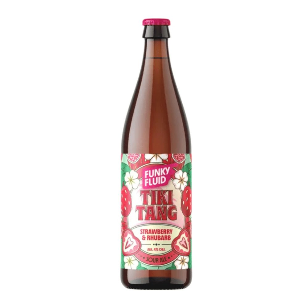 Piwo Funky Fluid Tiki Tang Strawberry & Rhubarb Sour Ale 4% 500 ml