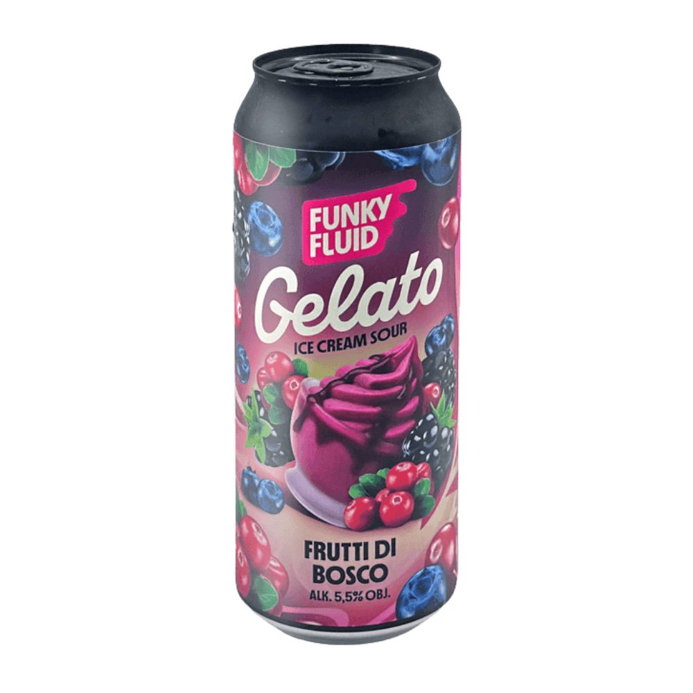 Piwo Funky Fluid Gelato Frutti Di Bosco 500 ml puszka