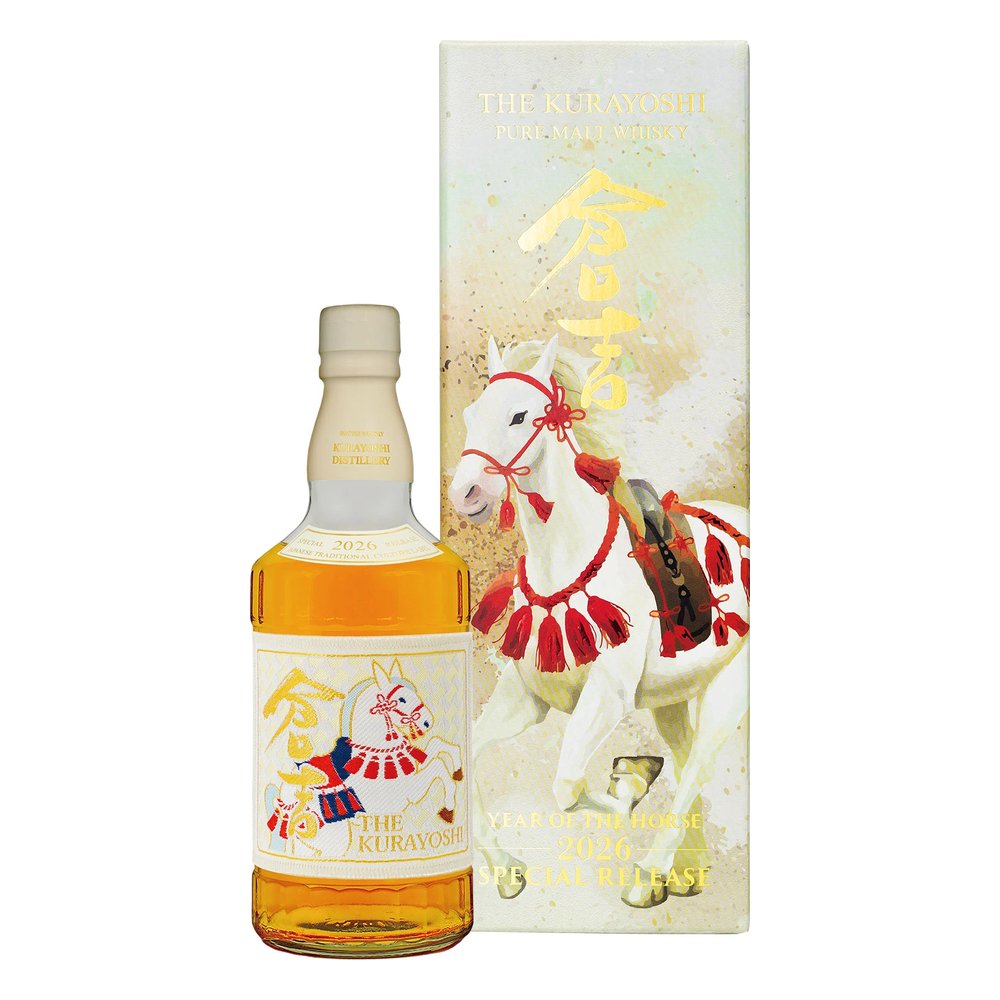 Whisky The Kurayoshi Horse Label 2026 Pure Malt 43% 700 ml Kartonik
