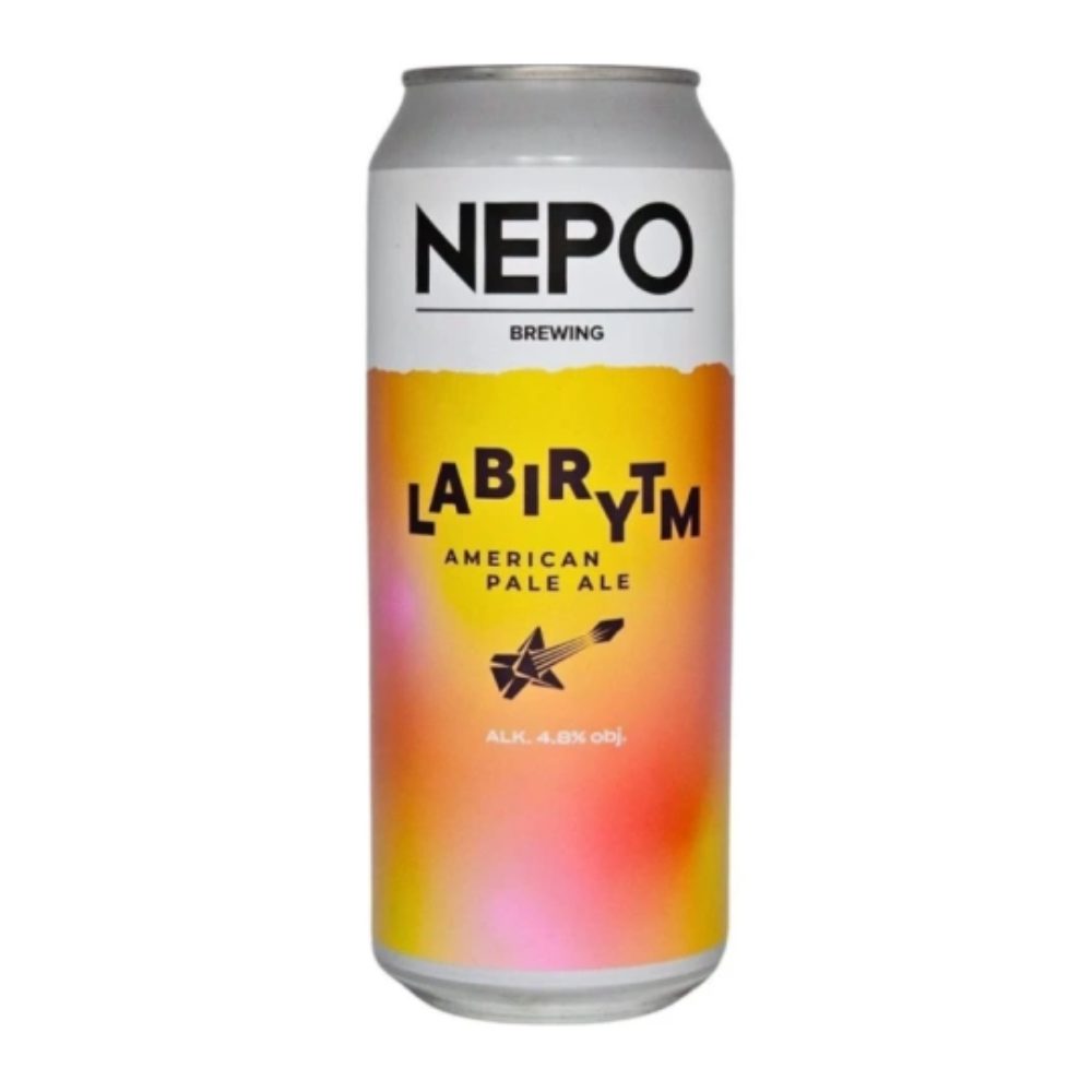 Piwo Nepomucen Labirytm APA 4,8% 500 ml puszka DRS