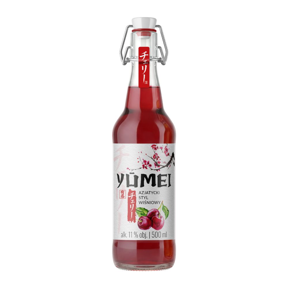 Wino Yumei Wiśnia 11% 500 ml