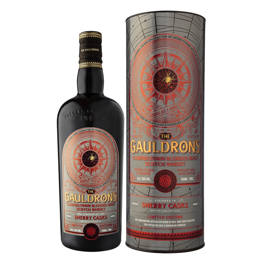 Whisky The Gauldrons Camp. Vatted Malt Sherry Cask 50% 700 ml Tuba