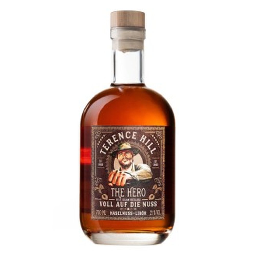 Likier ST.KILIAN Terence Hill The Hero Voll Auf Die Nuss 21% 700 ml
