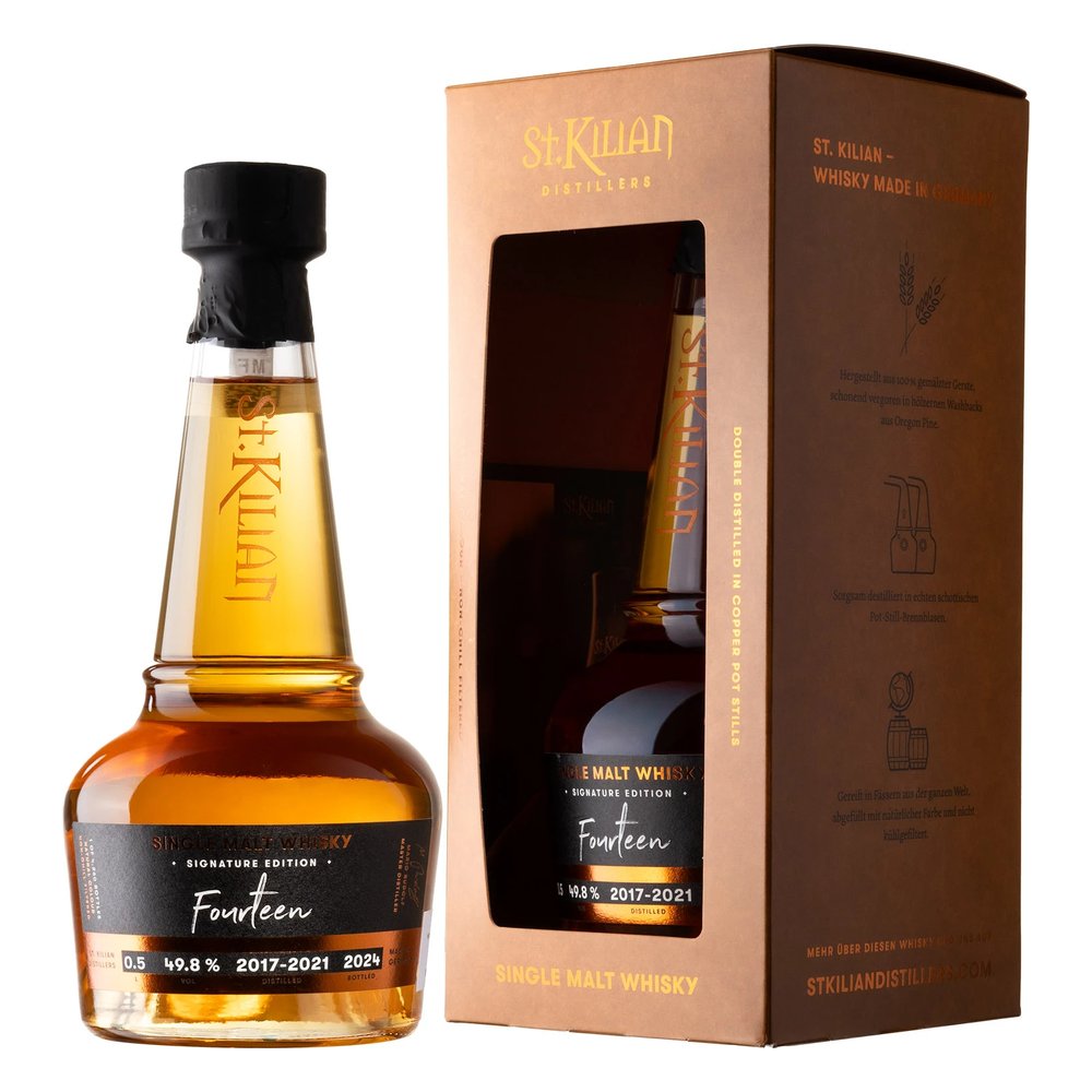Whisky ST.KILIAN Fourteen Single Malt 49,8% 500 ml Kartonik