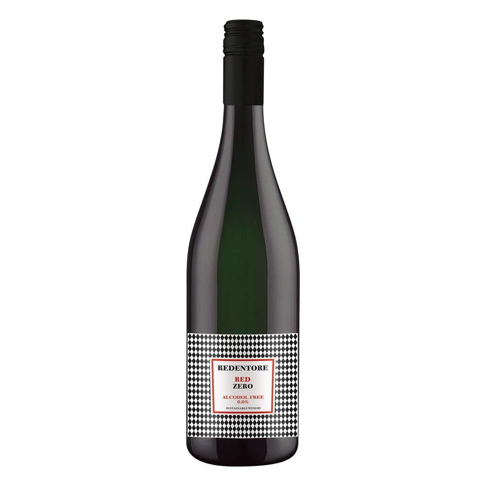 Wino Redentore Zero Red Alcohol Free 0% czerwone wytrawne 750 ml