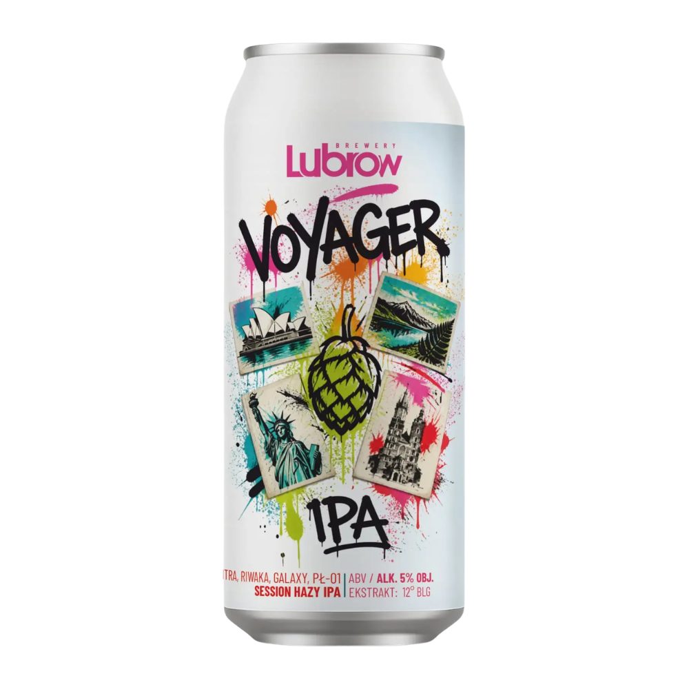 Piwo Lubrow Voyager Session Hazy IPA 5% 500 ml puszka DRS