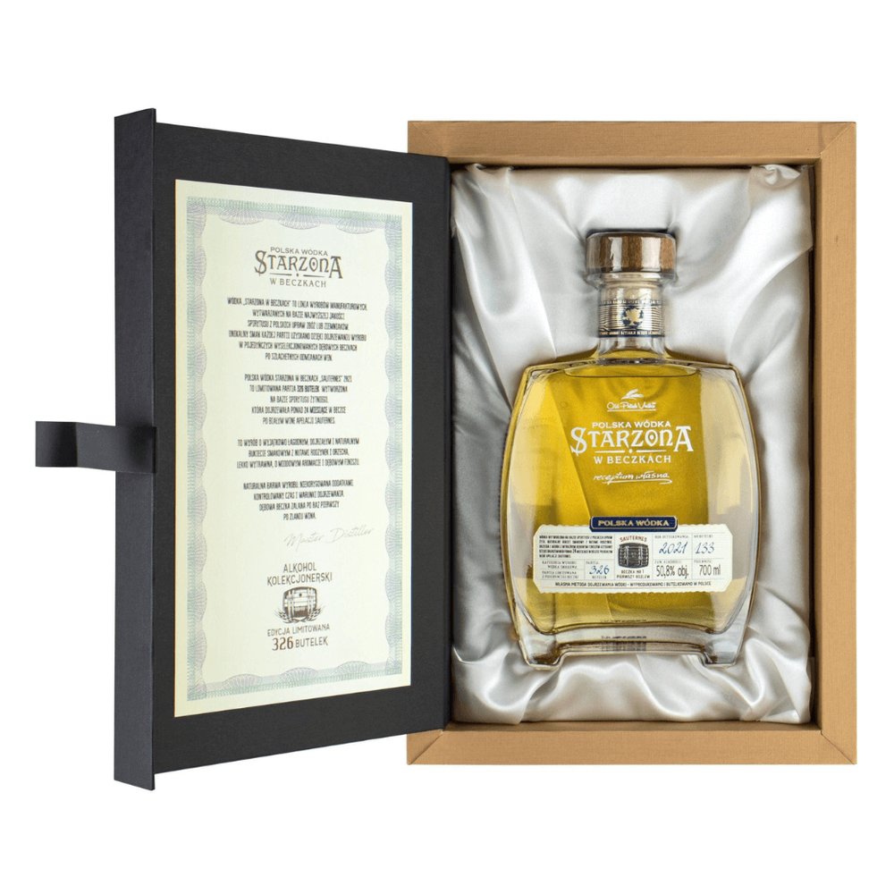 Wódka Polska Wódka Starzona W Beczkach Sauternes 50,6% 700 ml