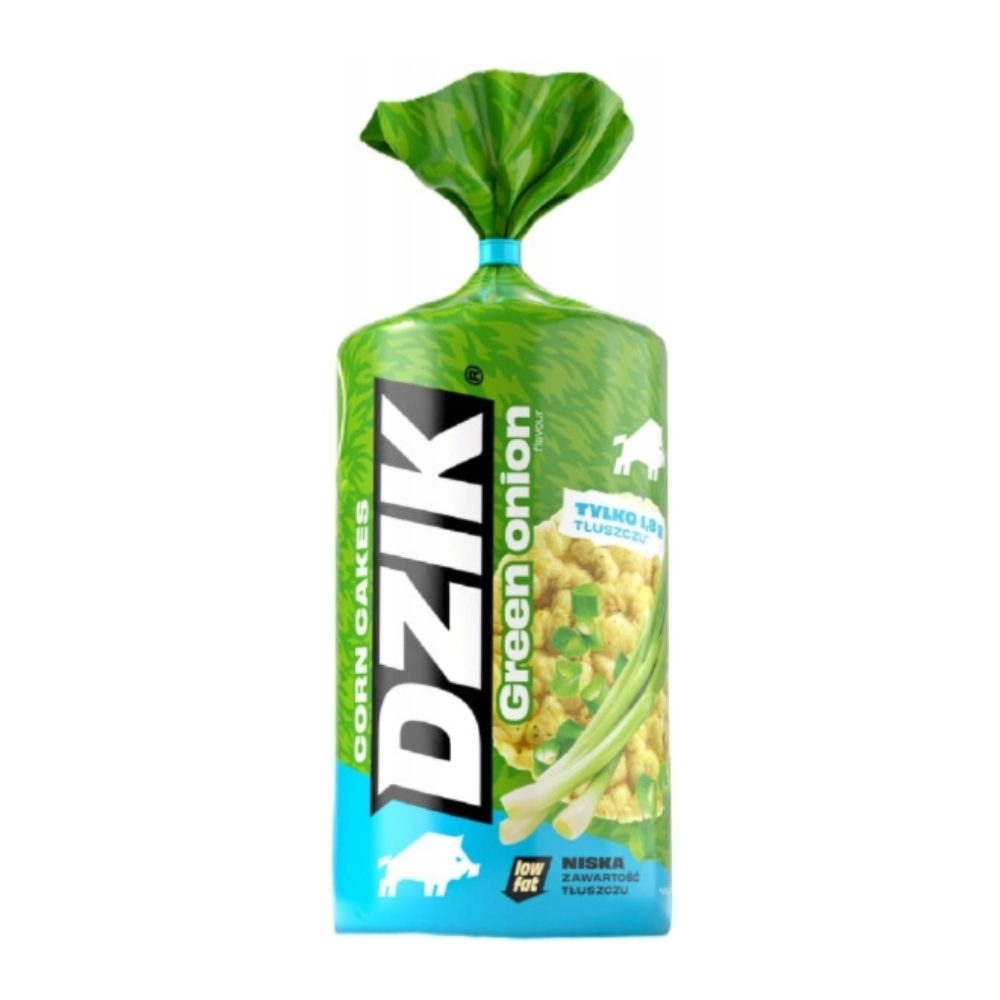 Wafle kukurydziane Dzik green onion 120g