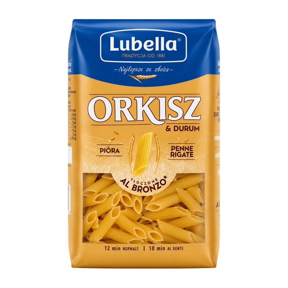 Lubella Orkisz & Durum Pióra 400 g