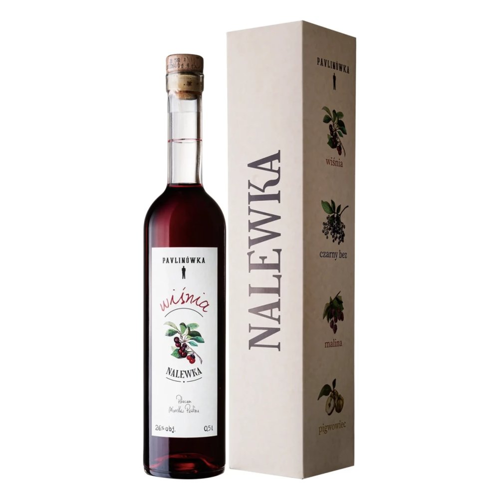 Nalewka Pavlinówka Wiśniowa 26% 500 ml Kartonik