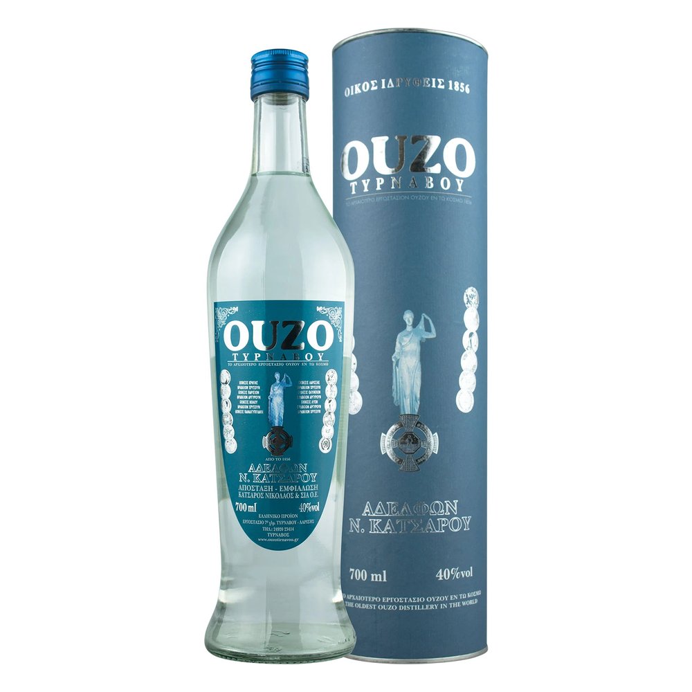 Ouzo Tirnavou 40% 700 ml Tuba