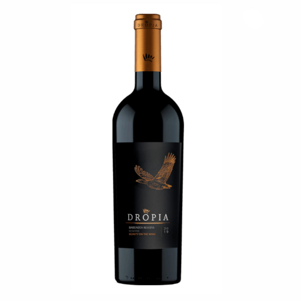 Wino Dropia Beauty on the Wing Babeasca Neagra Reserve 15% czerwone wytrawne 750 ml
