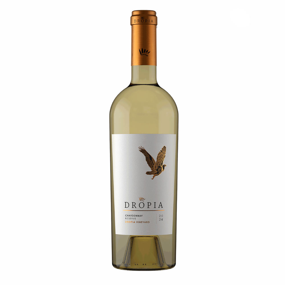 Wino Dropia Beauty on the Wing Chardonnay Reserve 13,5% białe wytrawne 750 ml