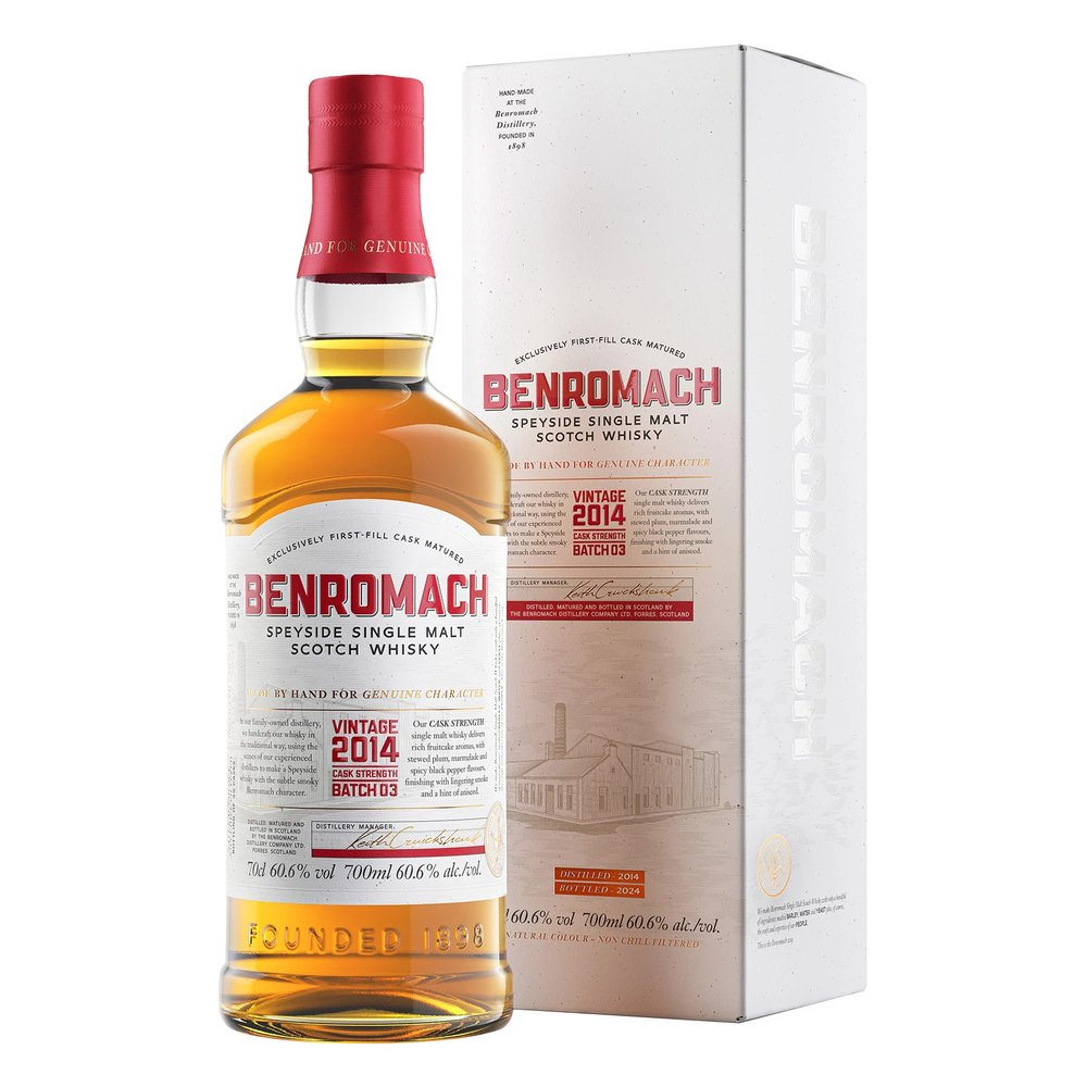 Whisky Benromach Csv 2014 Batch 3 2024 60,6% 700 ml kartonik