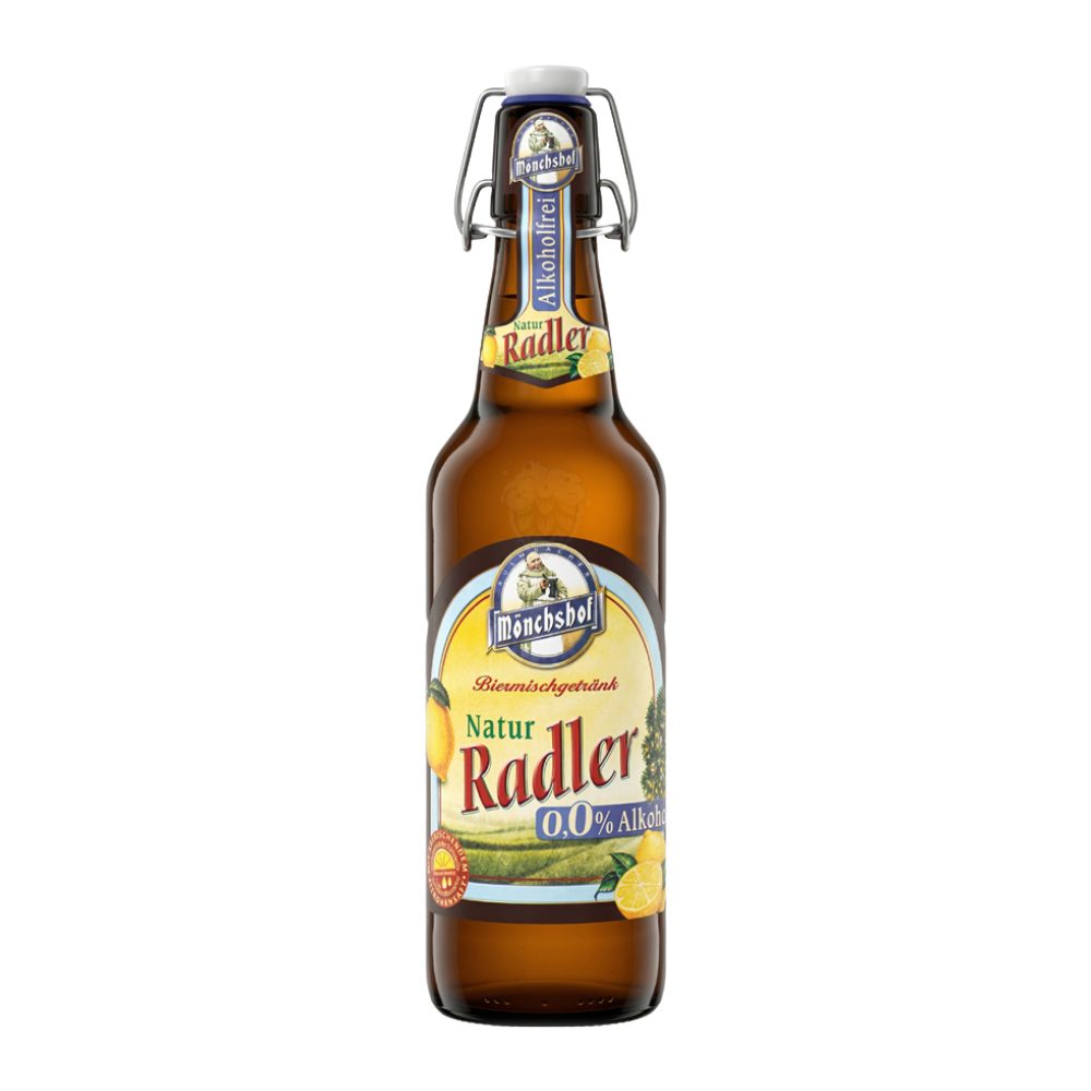 Piwo Monchshof Natur Radler Zitrone 0% 500 ml zwrotna