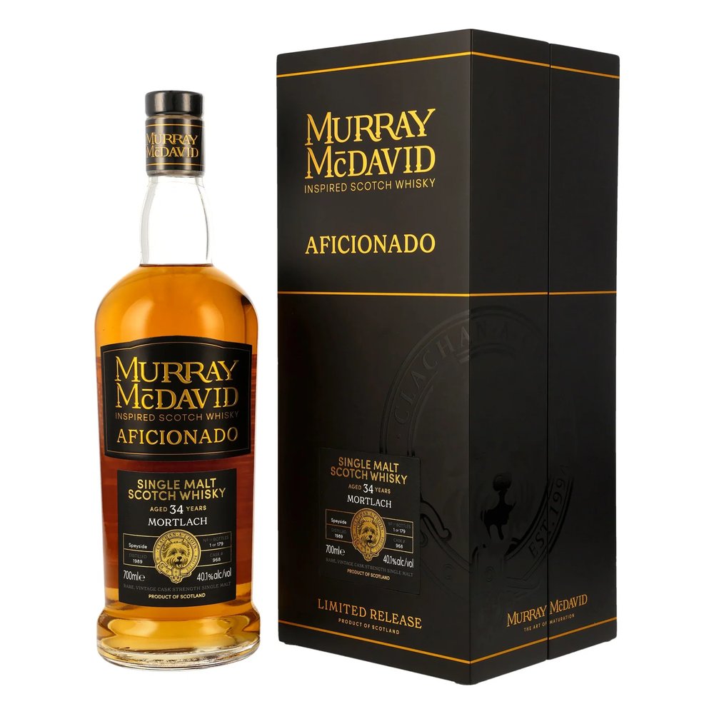 Whisky MMD Aficionado Mortlach 34YO Cask 968 40,1% 700 ml kartonik