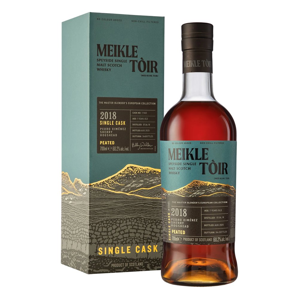 Whisky Meikle Toir 2018 Cask 11565 Pedro Ximenez Sherry 60,2% 700 ml