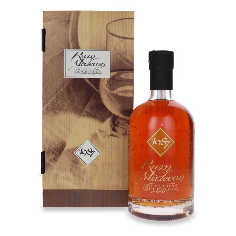 Rum Malecon Seleccion Esplendida 1987 Wooden Box 40% 700 ml