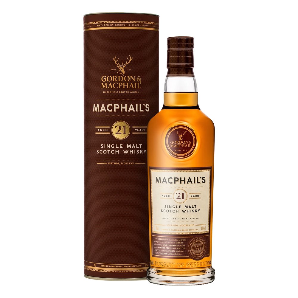 Whisky  Gordon & MacPhail Macphail's 21YO 40% 700 ml Tuba