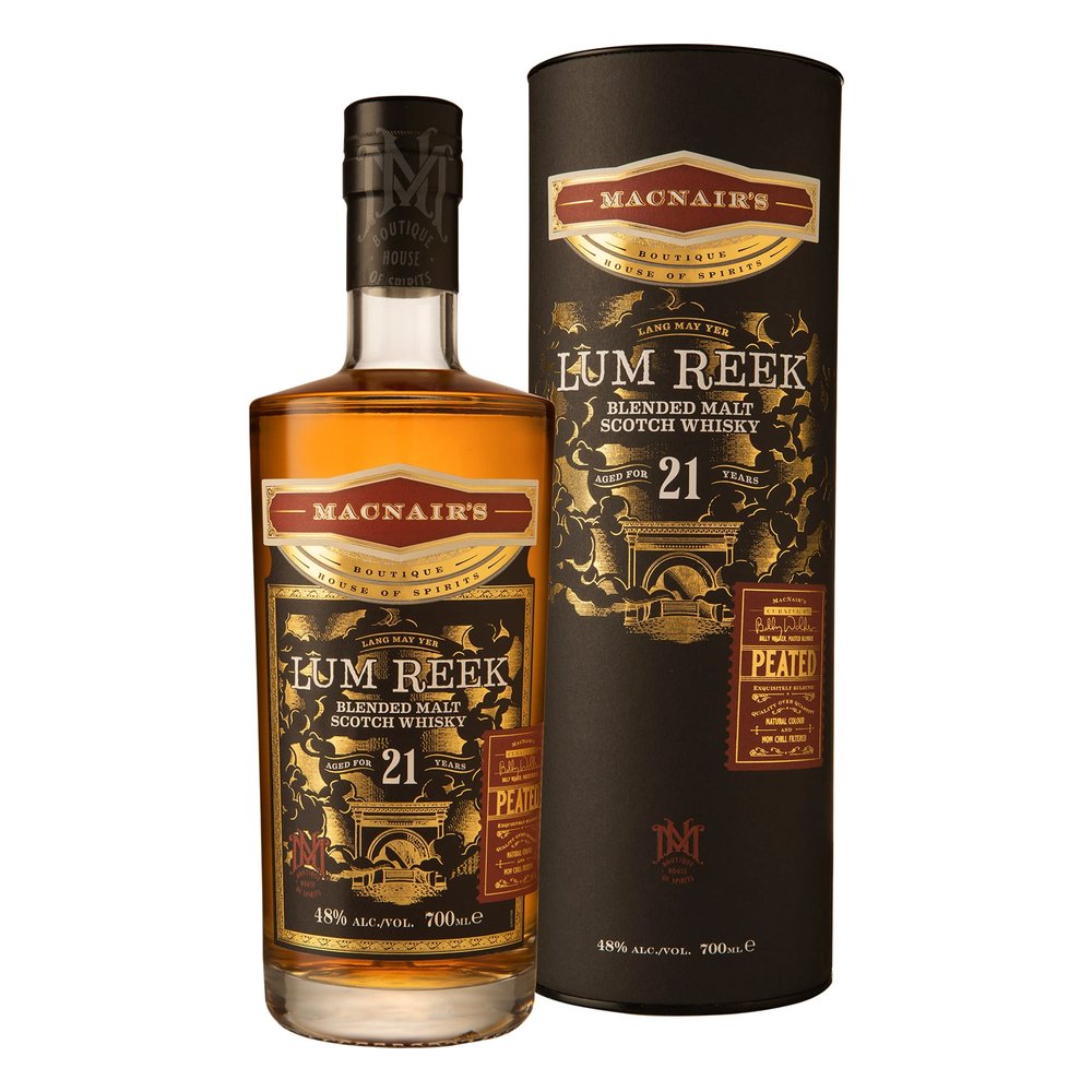 Whisky Macnair's Lum Reek 21'yo Peated Blended Malt 48% 700 ml