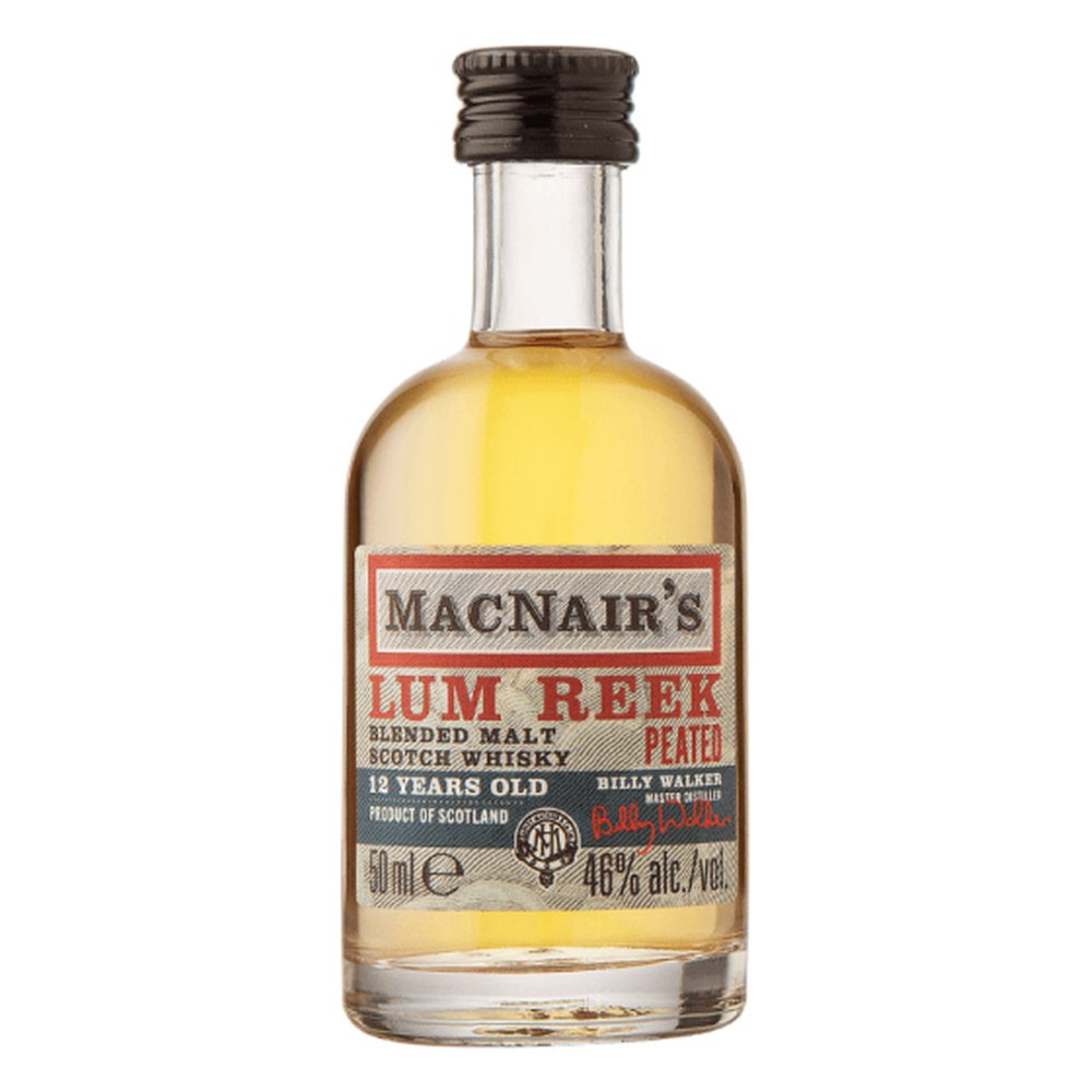 Whisky Macnair's Lum Reek 12'yo Peated Blended Malt Mini 46% 50 ml