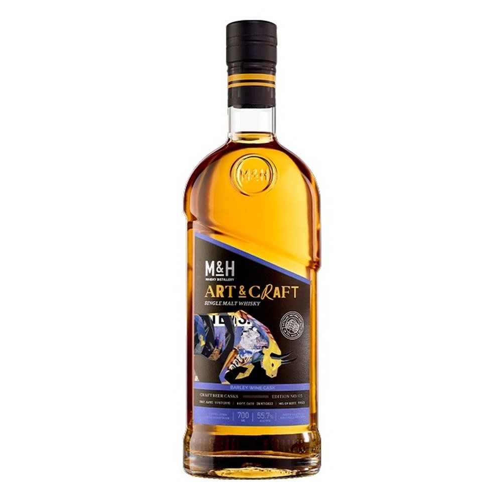 Whisky M&H Arts&crafts Barley Wine Single Malt 55,7% 700 ml