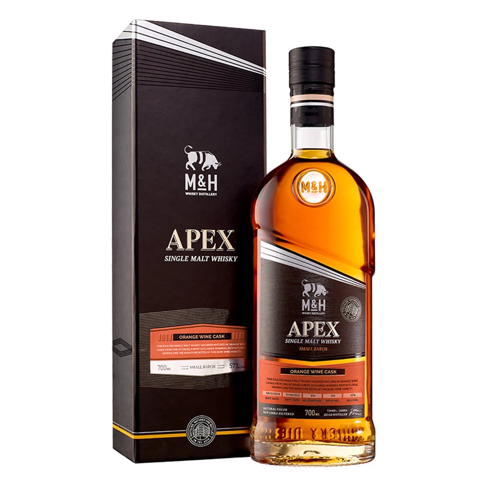 Whisky M&H Apex Orange Wine Cask Single Malt 57% 700 ml