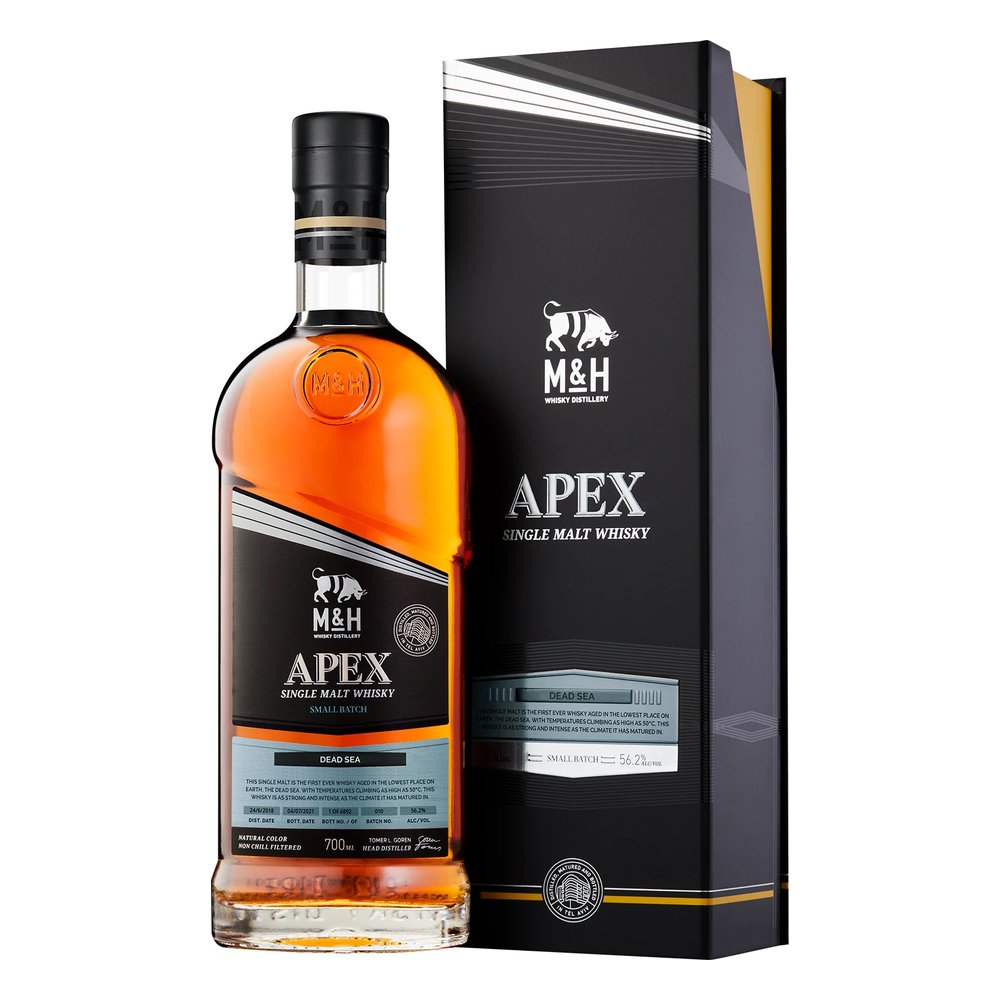 Whisky M&H Apex Dead Sea Single Malt 56,5% 700 ml