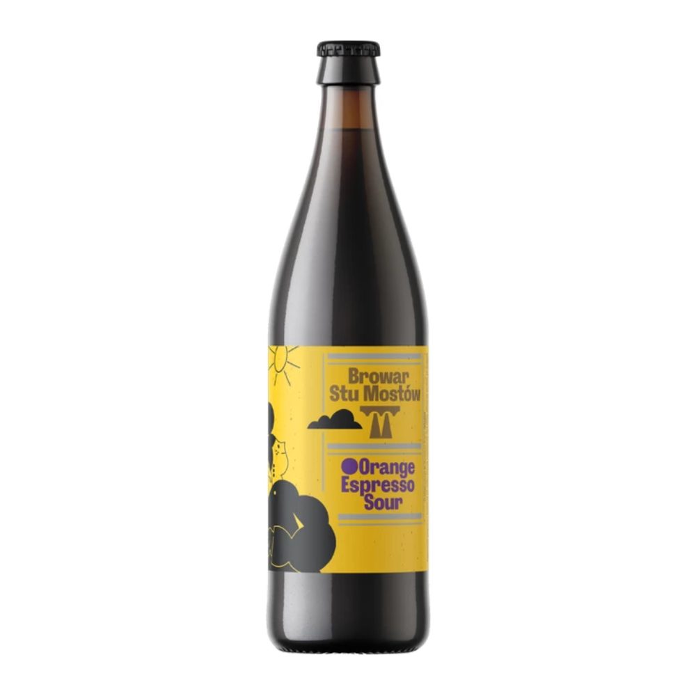 Piwo Browar Stu Mostów Orange Espresso Sour 5,5% 500 ml