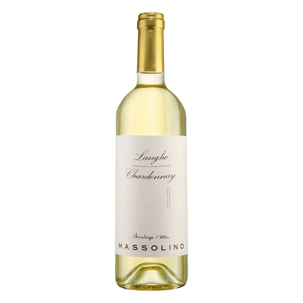 Wino Langhe Chardonnay Massolino 2022 13% białe wytrawne 750 ml