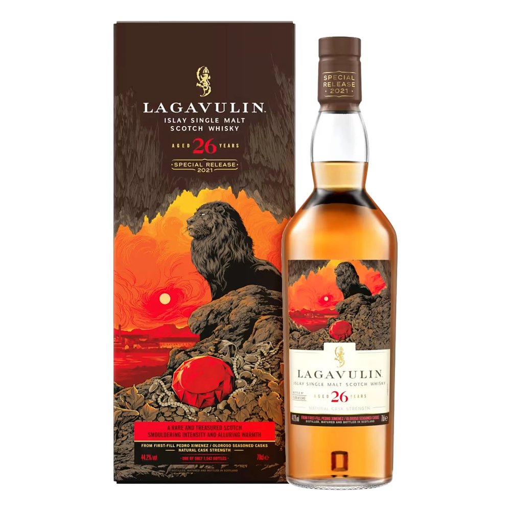 Whisky Lagavulin 26YO Sr22 56,4% 700 ml Kartonik