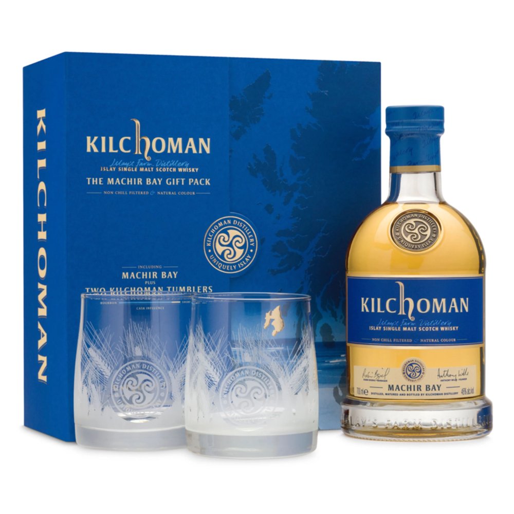 Whisky Kilchoman Machir Bay + 2 Szklanki 46% 700 ml