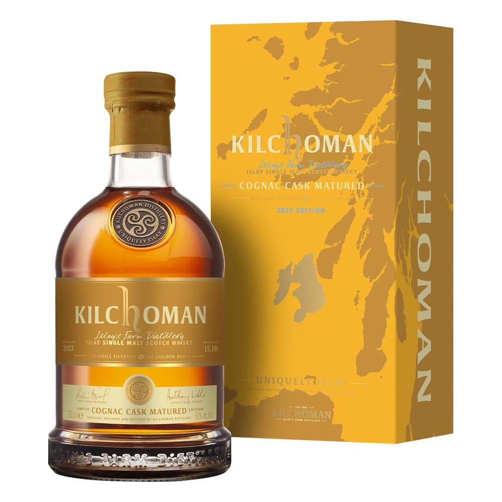 Whisky Kilchoman Cognac Cask Matured 50% 700 ml Karton