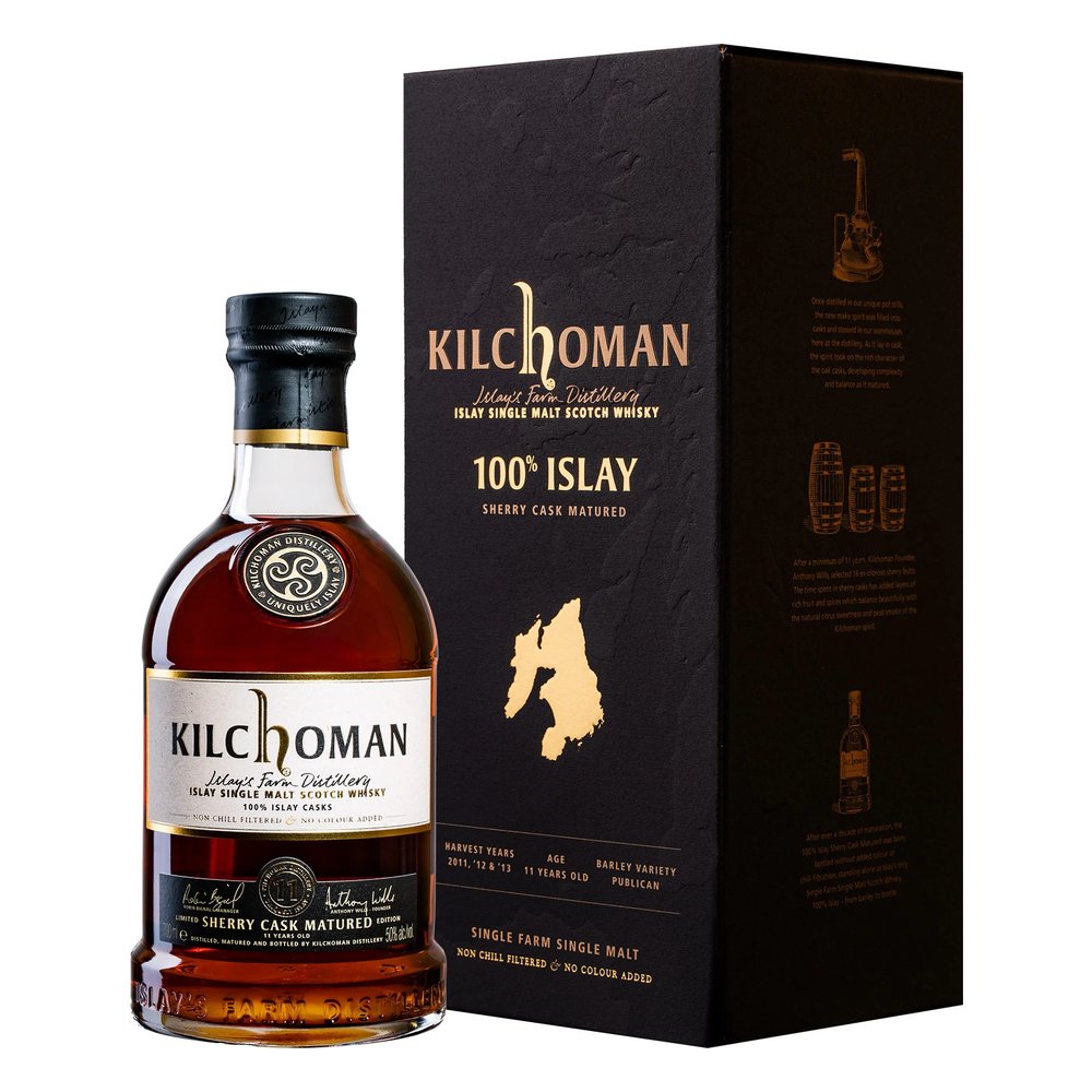 Whisky 100%Kilchoman Islay 11YO 50% 700 ml Kartonik