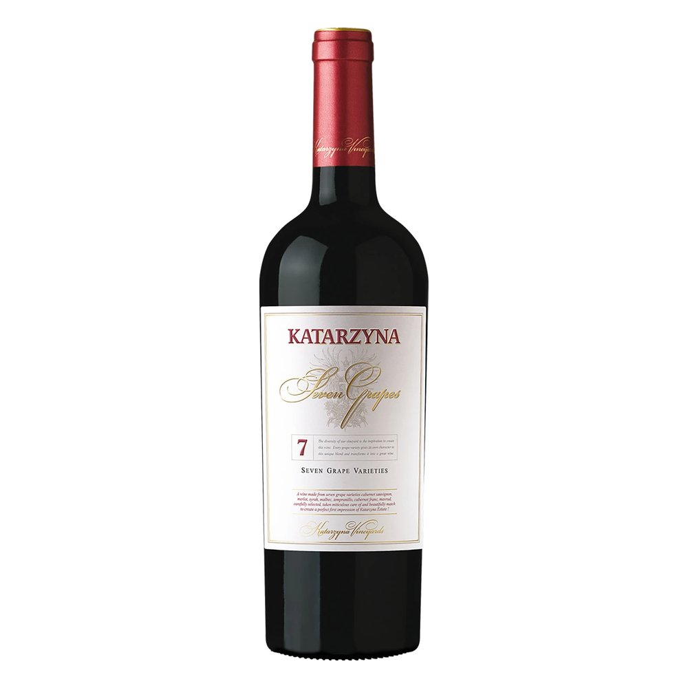 Wino Katarzyna Seven Grapes 2022 14,5% czerwone wytrawne 750 ml