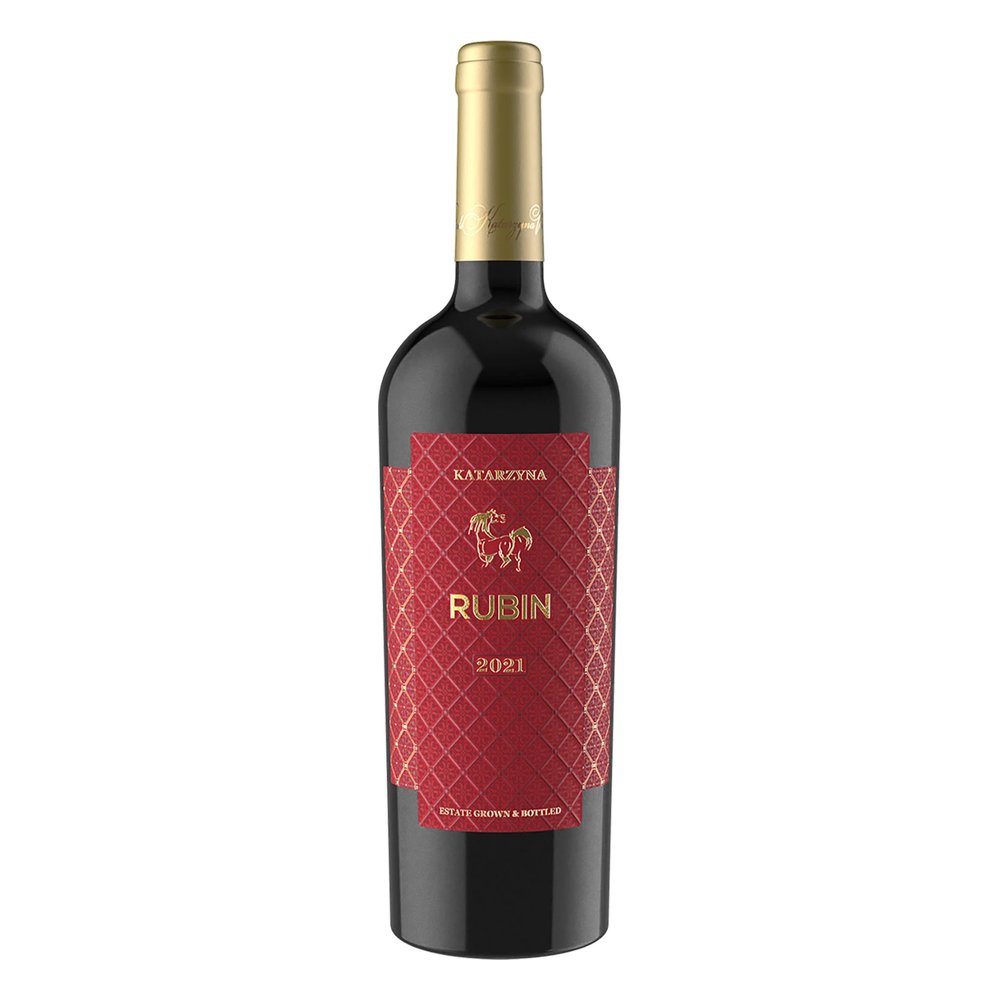 Wino Mezzek Katarzyna Rubin 14,5% czerwone słodkie 750 ml