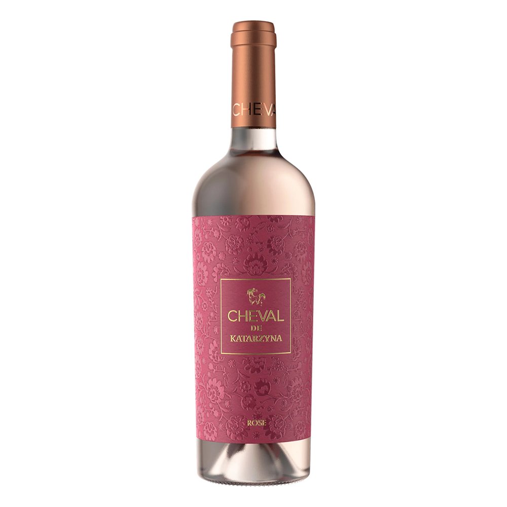 Wino Katarzyna Cheval De Rose Cabernet Sauv 2023 13% różowe wytrawne 750 ml